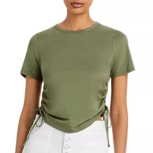 Veronica Beard cotton drawstring tee